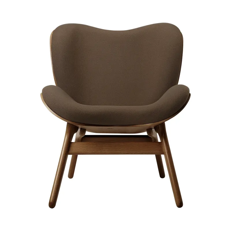 A Conversation Piece Loungestol Dark Oak/Mocca Rea